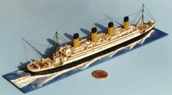 Scale model of the ship 1:1250 Belam 